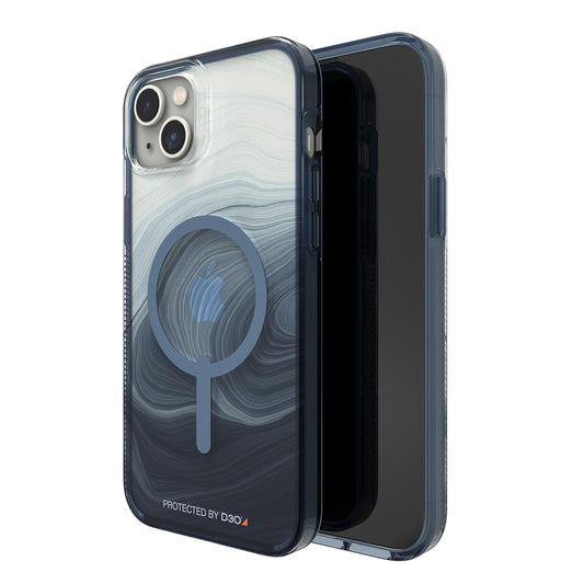 Gear4 Milan Snap Case iPhone 14 Plus Blue Swirl