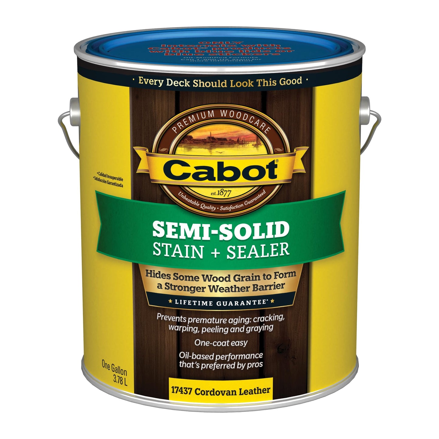Cabot Semi-Solid Wood Stain + Sealer, Gallon