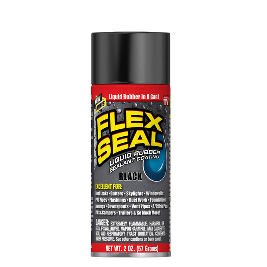 Flex Seal Mini Black Waterproof Sealant Spray 2oz