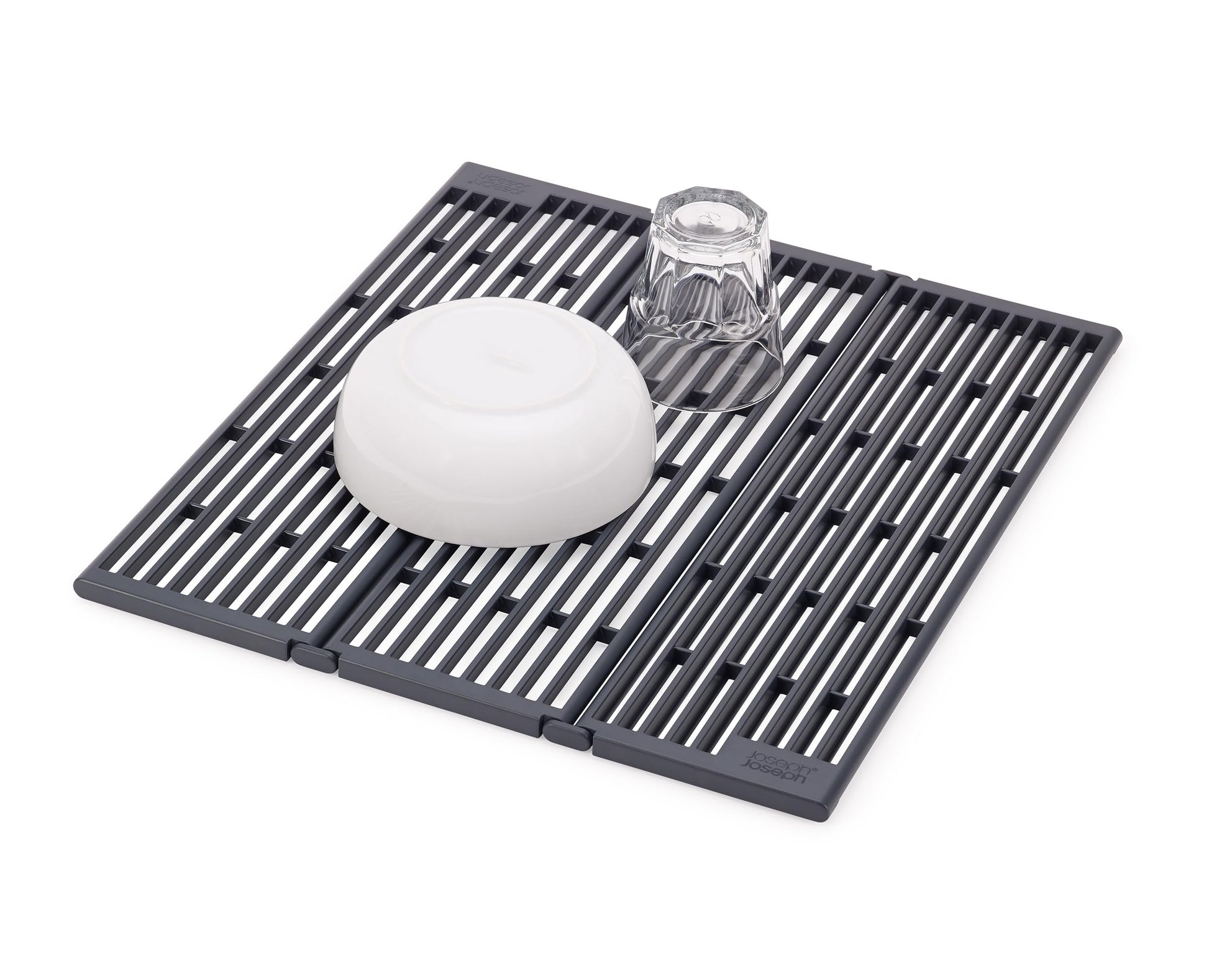 Joseph Joseph Folding Over Sink Drainer Gray