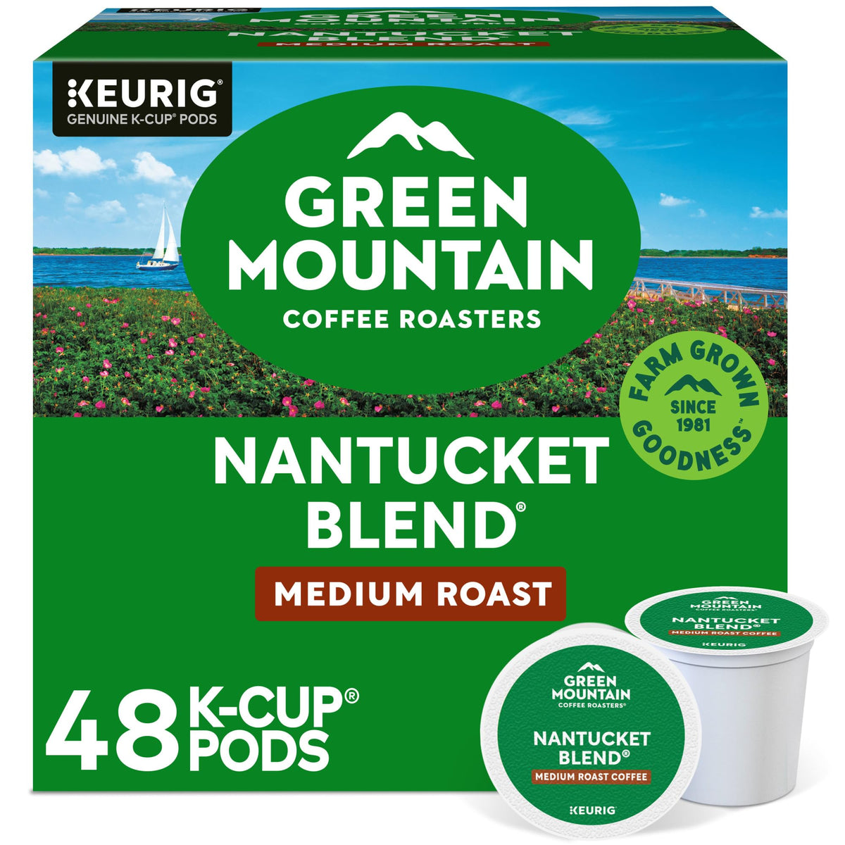 Green Mountain Coffee Nantucket Blend K-Cup Pods 48ct