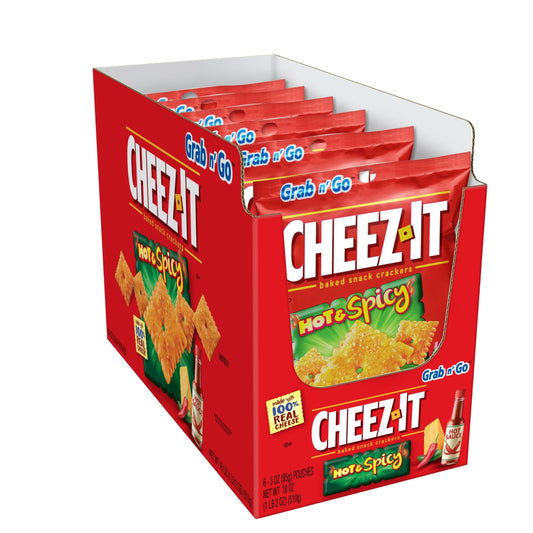Kellogg’s Cheez-It Hot & Spicy Crackers 18oz 6-Pack