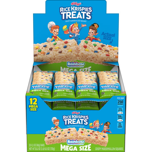Rice Krispies Treats Big Bar Rainbow 2.1oz 6/12ct