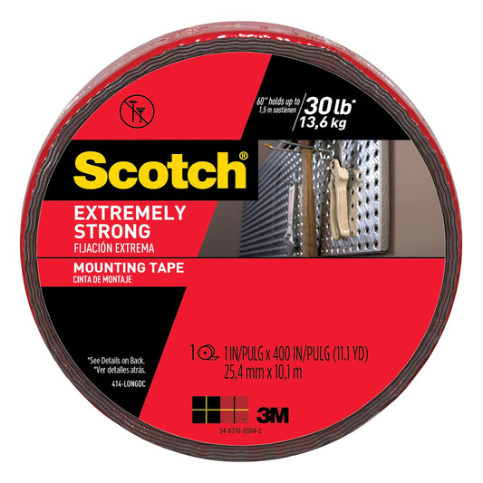 3M Scotch-Mount Extreme Mounting Tape 414H-Long-DC 1in x 400in