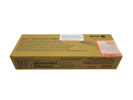 METERED Black Toner CART for WC 6655