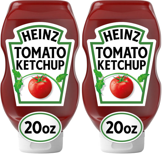 Heinz Tomato Ketchup 20 oz Bottle Pack of 2