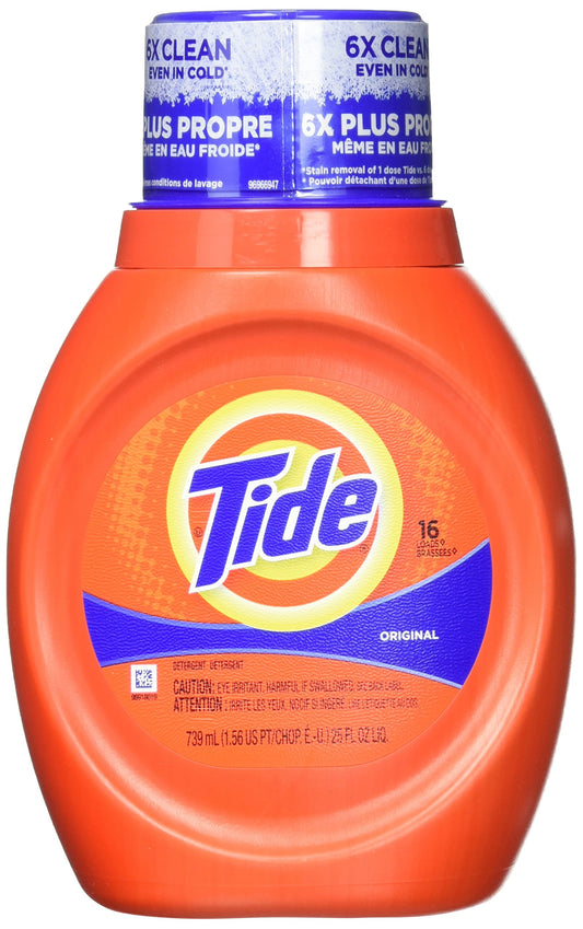 Tide Liquid 2x Original 19LD 25oz 1/6ct NB