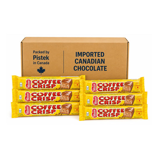 King Size Crispy Coffee Candy Bars, 2.64 oz Each, Pack of 6, 1 Pound Bag