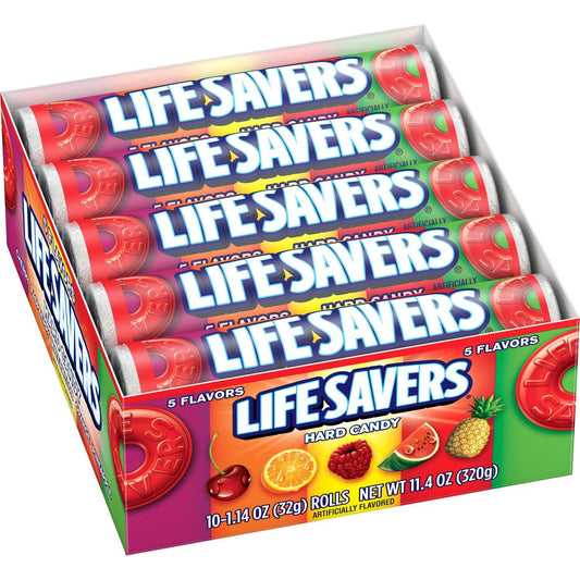 Lifesavers Roll (14 Piece) Hard 5 Flavor 1.14oz 15/20ct