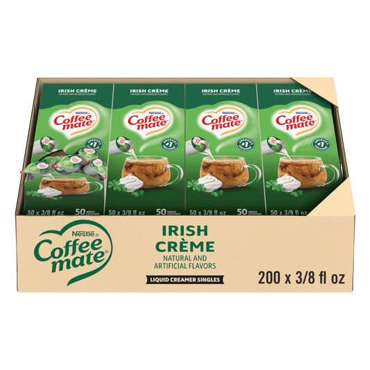 Nestle Coffee mate Irish Creme Creamer Singles 0.375 fl oz 200 Pack