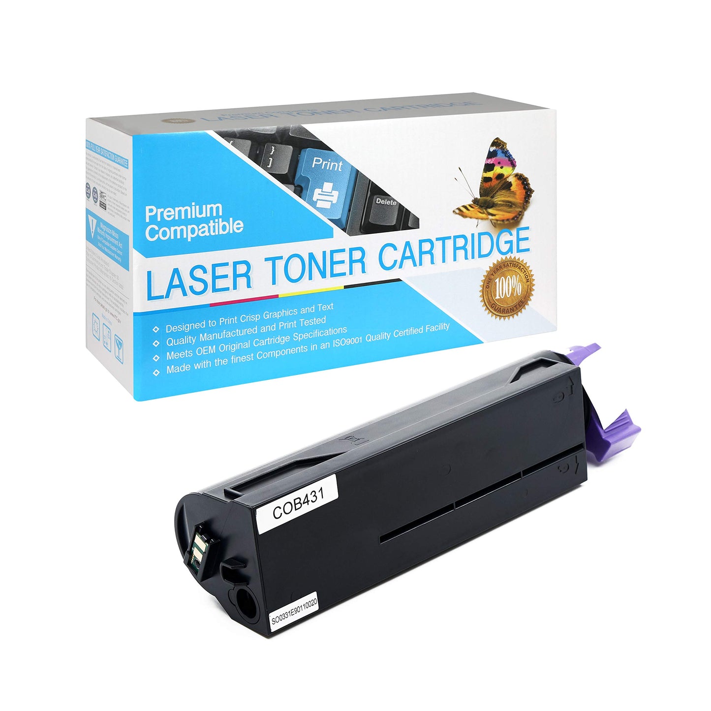 SuppliesOutlet Compatible Toner Cartridge Replacement for Okidata B431 / 44574901 (Black,1 Pack)