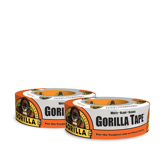 Gorilla White Duct Tape 1.88in x 30yd 2-Pack