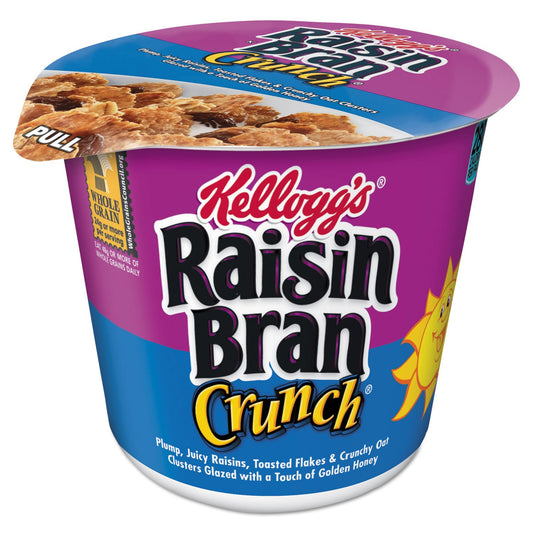 Kellogg's Raisin Bran Crunch Cereal Cup 2.8oz 6-Pack