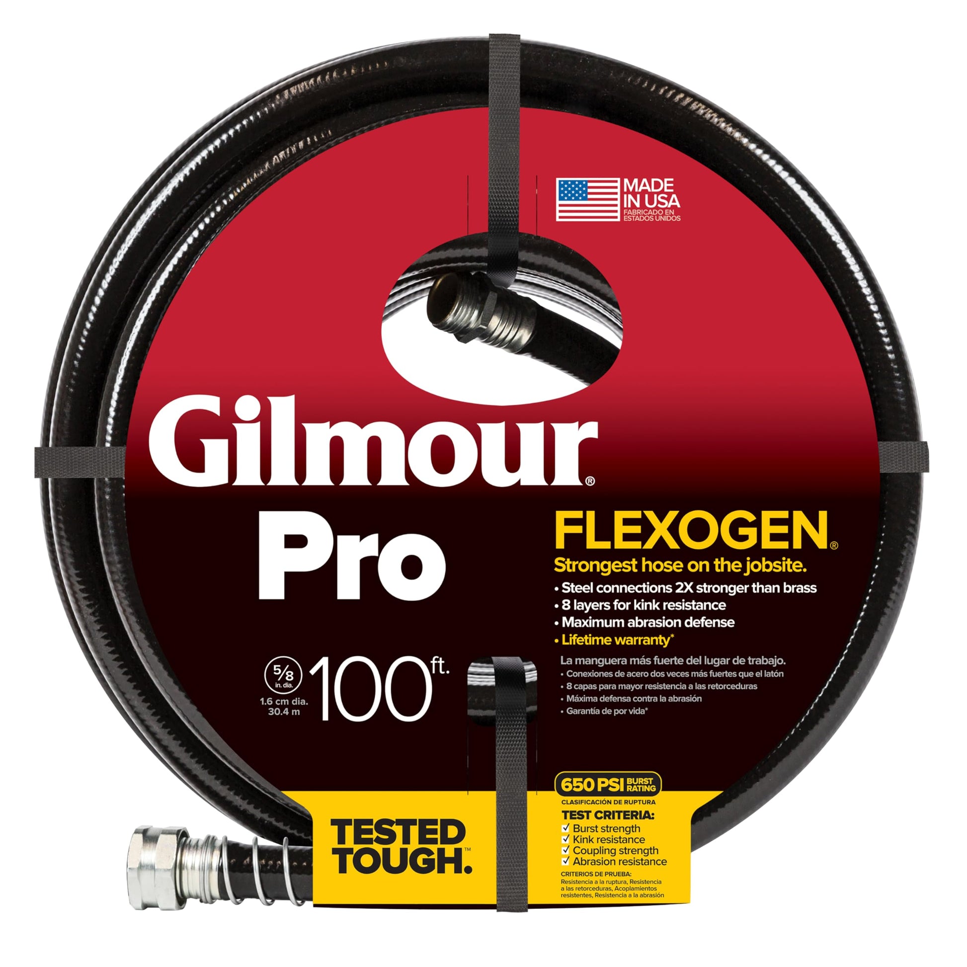 GILMOUR HOSE FLEXOGEN 5/8X100'