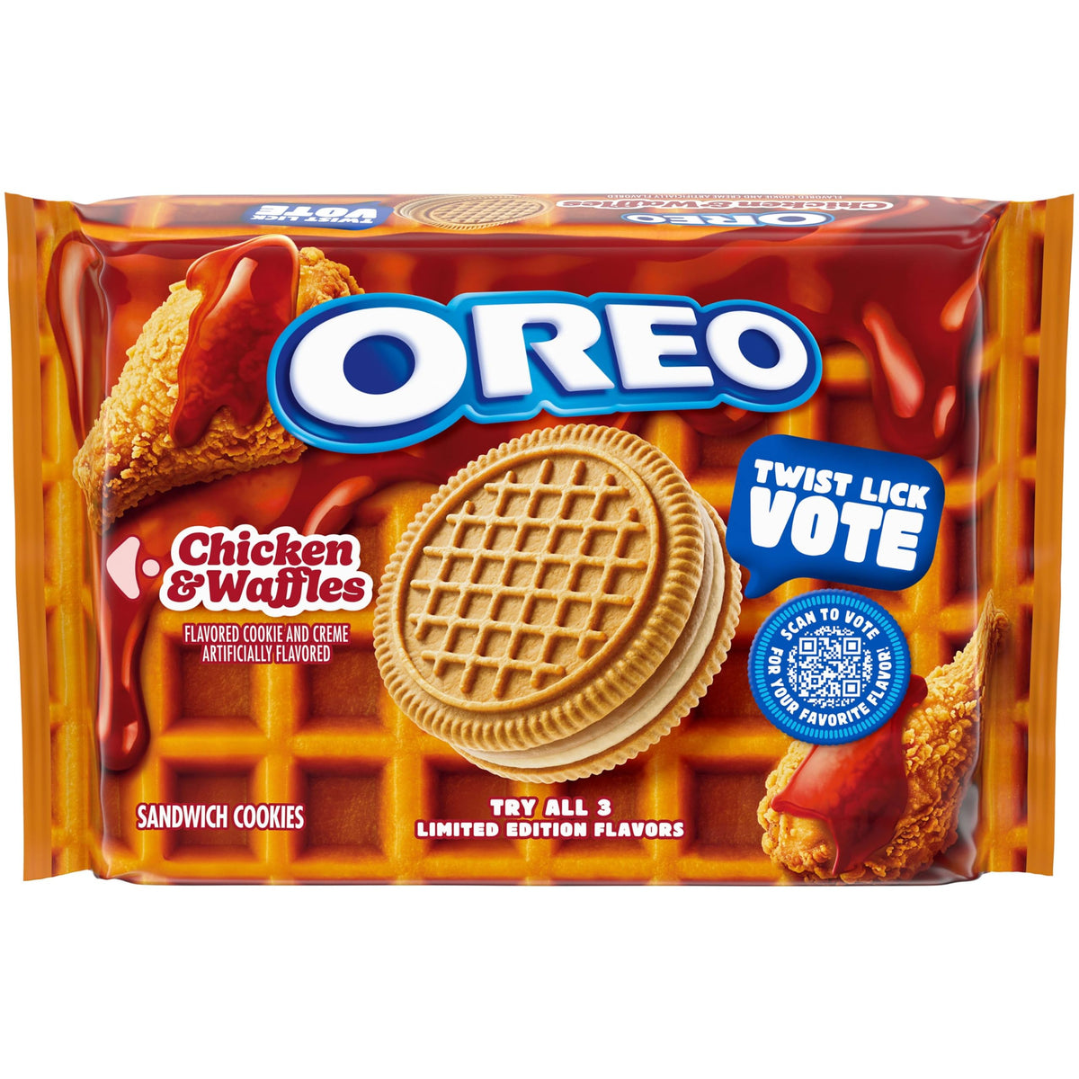 OREO Chicken & Waffles Cookies 10.68 oz 12 ct