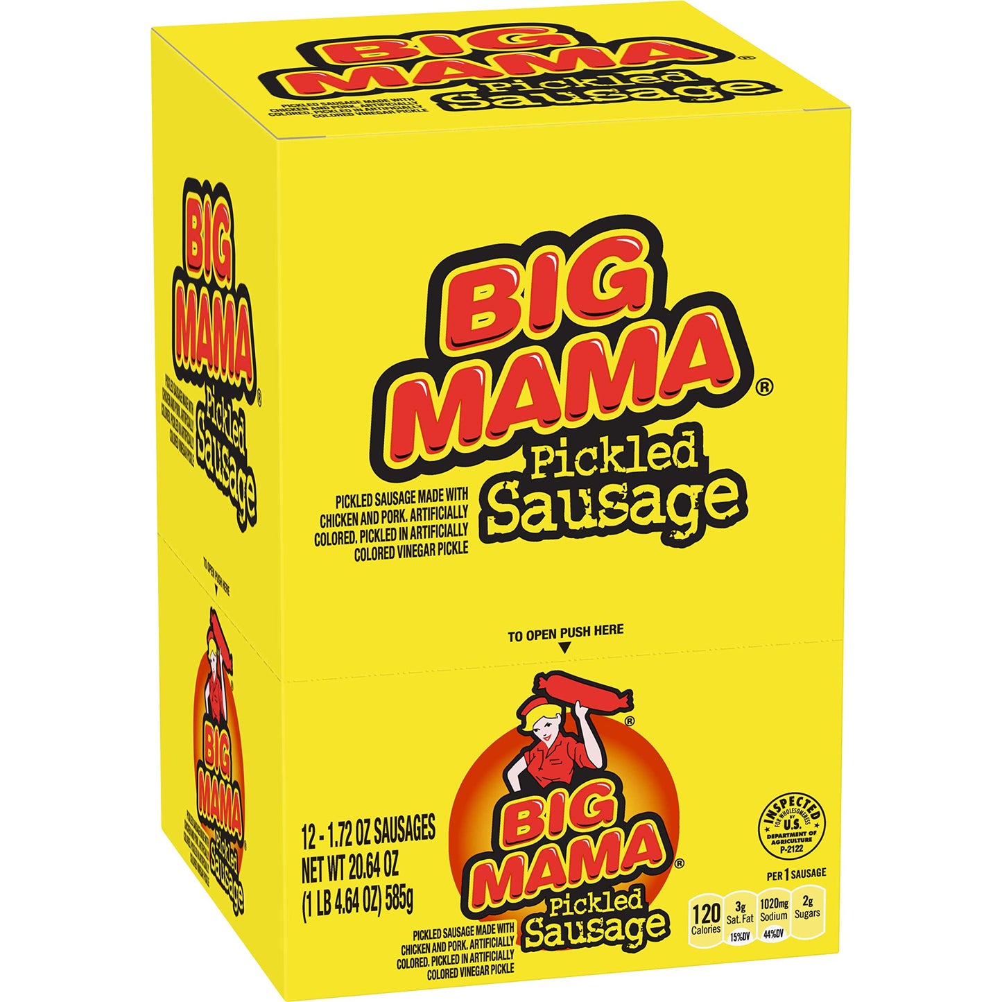 Penrose Big Mama Pickled Sausage 12 Pack 2.4 oz