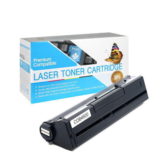 SuppliesOutlet Toner Cartridge OKI 43502001 Black 1 Pack