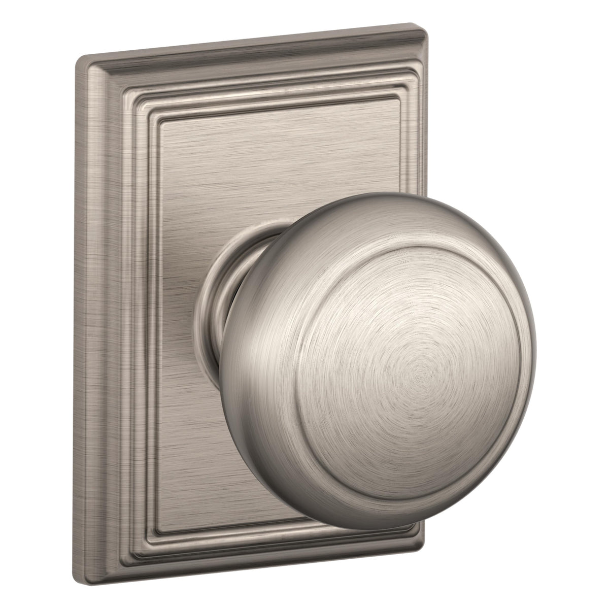 Schlage F10 AND 619 ADD Andover Knob with Addison Trim
