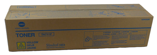 ~Brand New Original OEMKONICA MINOLTA A3VU230 (TN-711Y) Laser Toner Cartridge Yellow