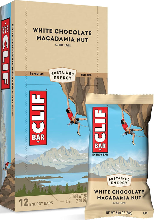 CLIF Bar Energy Bar White Chocolate Macadamia Nut 2.4oz 12ct
