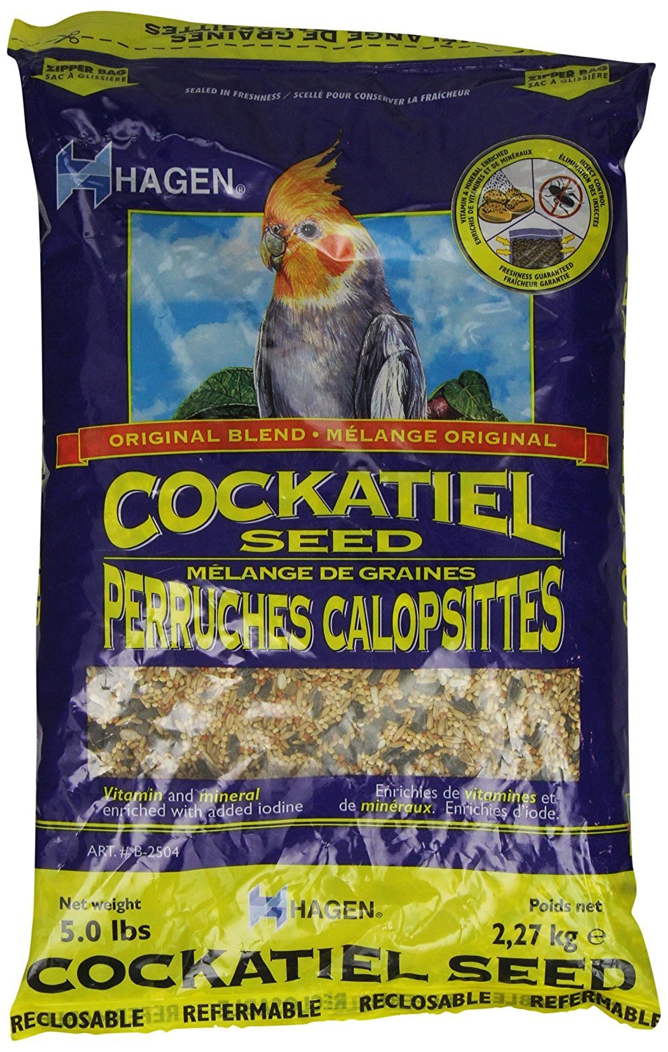 Hagen Cockatiel Staple VME Seed 5 lb