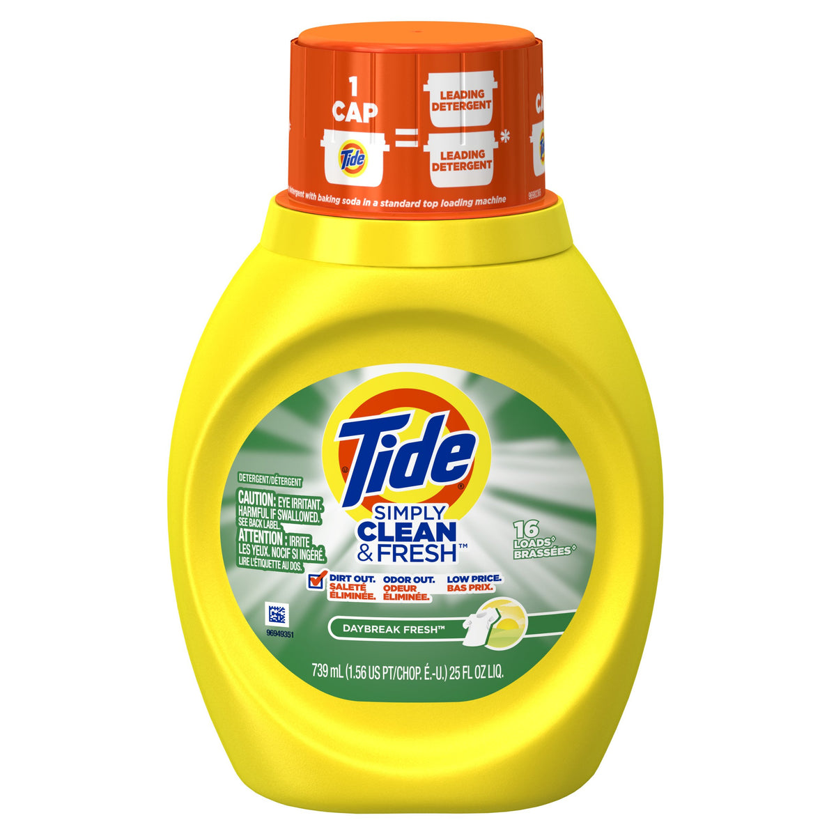 Tide Simply Clean & Fresh Liquid Detergent 25oz