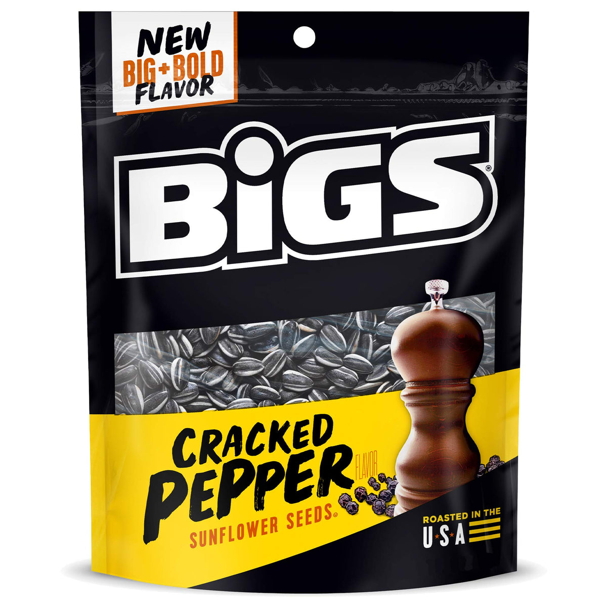BIGS Sunflower Seeds Cracked Pepper 5.35 oz Pack of 12
