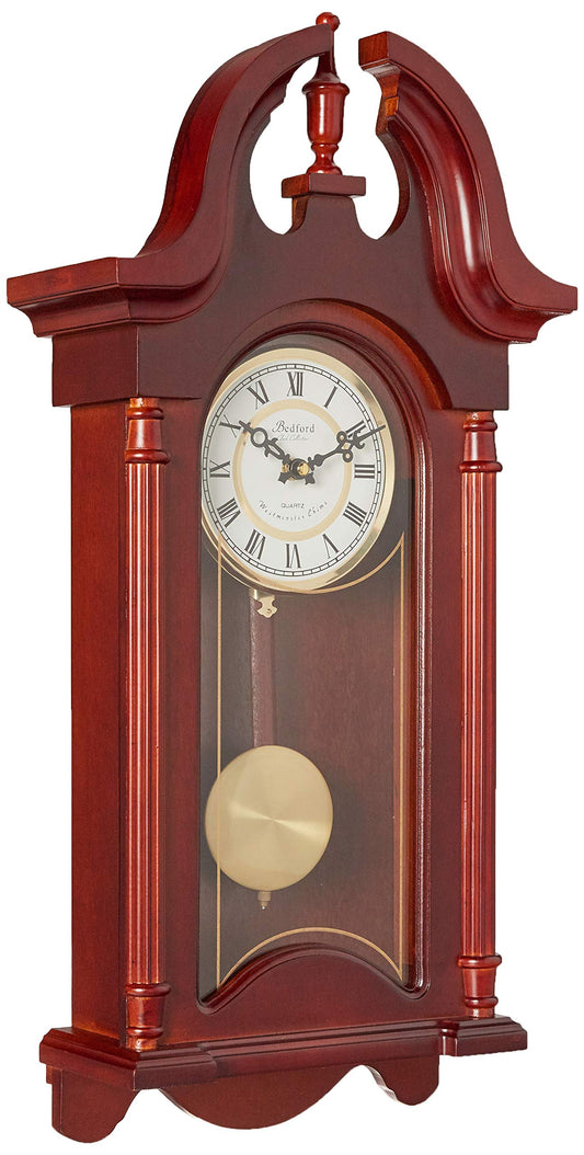 Bedford Clock Collection BED-1915 Chiming Wall Clock 26.5"