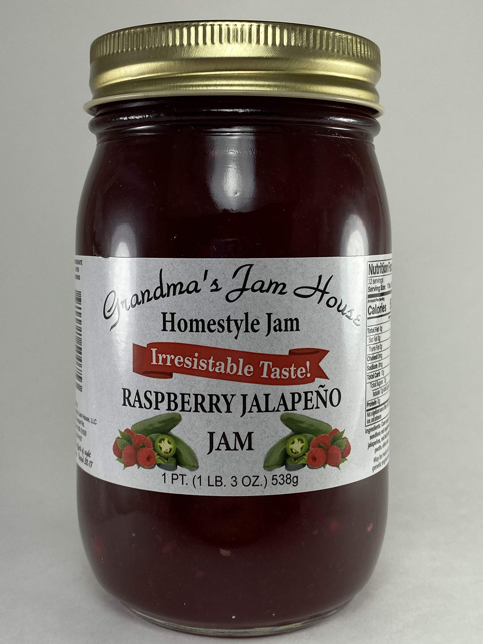 Grandma’s Jam House Raspberry Jalapeno Jam 1 Pint
