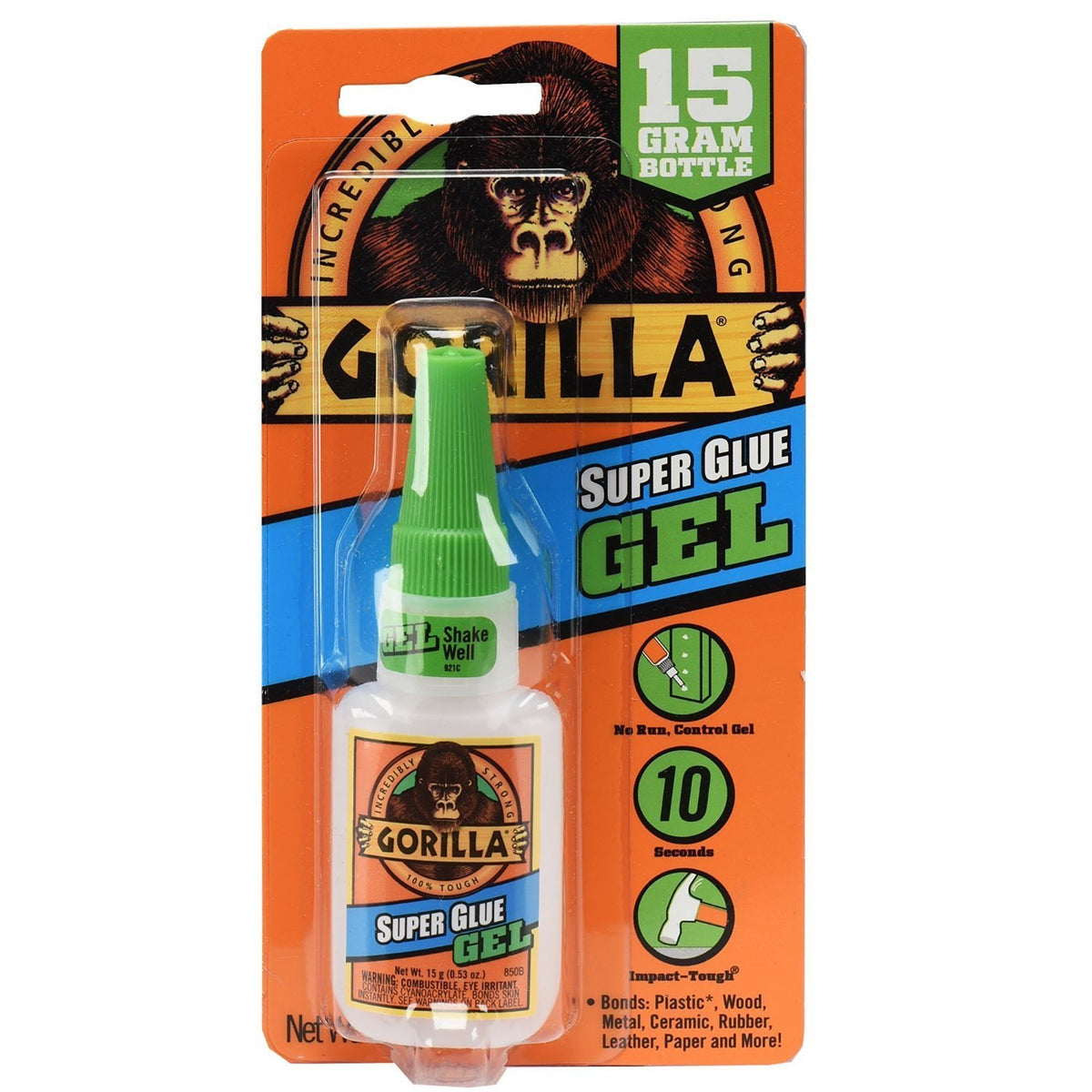Gorilla Super Glue Gel 15g 24 Pack
