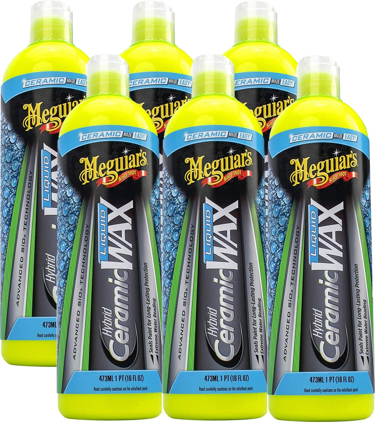 Meguiar's G200416 Hybrid Ceramic Liquid Wax 6 Pack