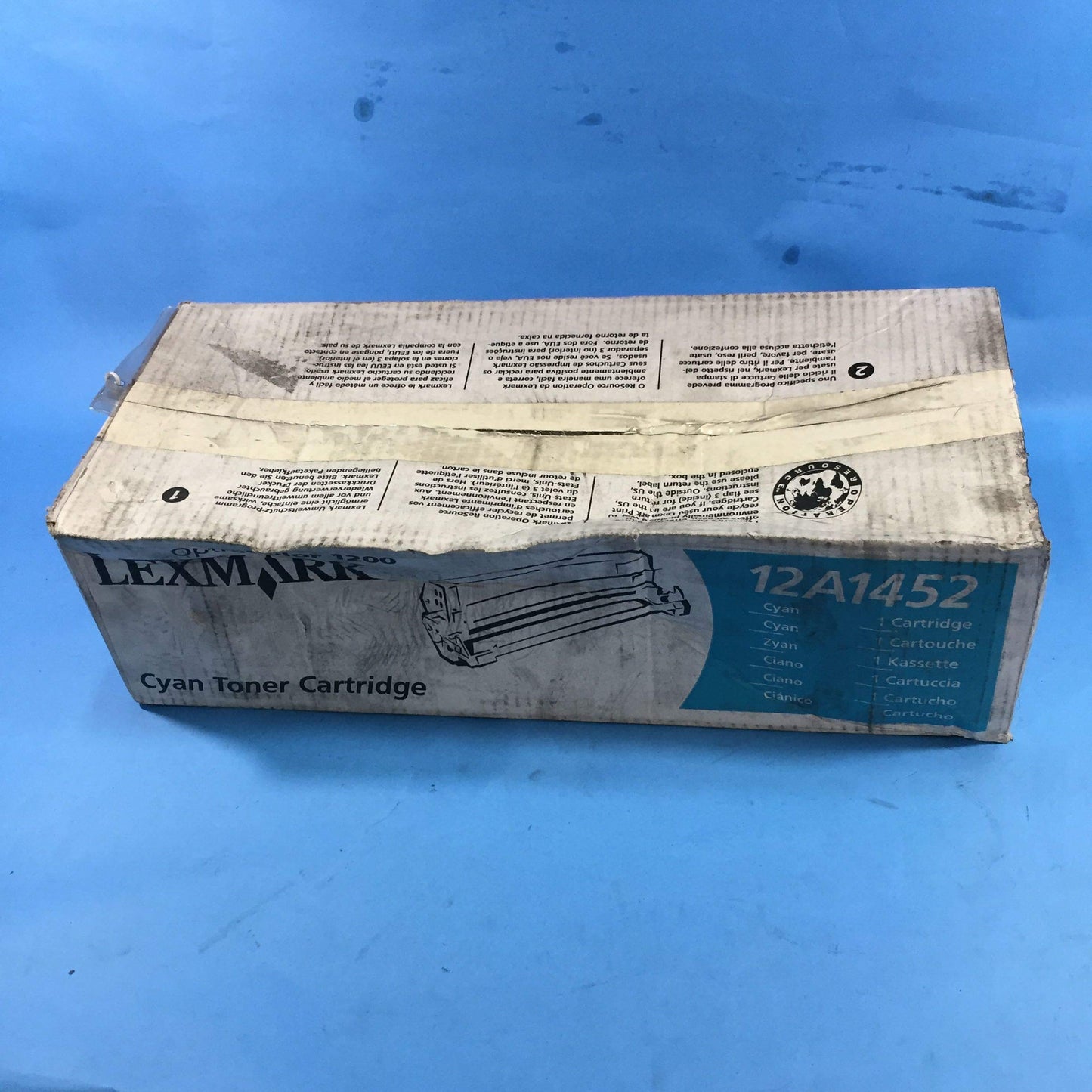 Lexmark Optra Color 1200 Toner Cartridge Cyan 12A1452