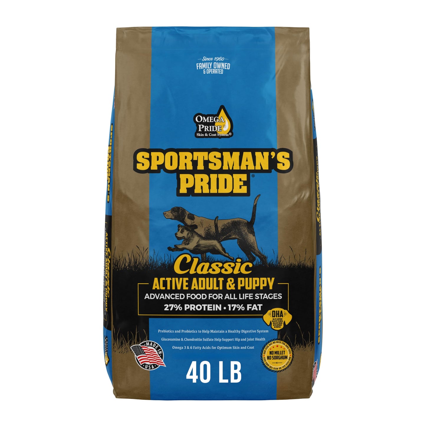 Sportsman's Pride Classic 27/17 Active Dog Food 40-lb