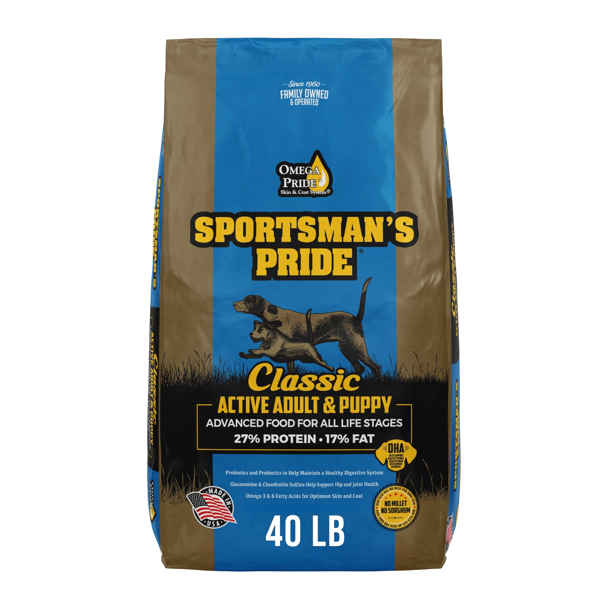 Sportsman's Pride Classic 27/17 Active Dog Food 40-lb