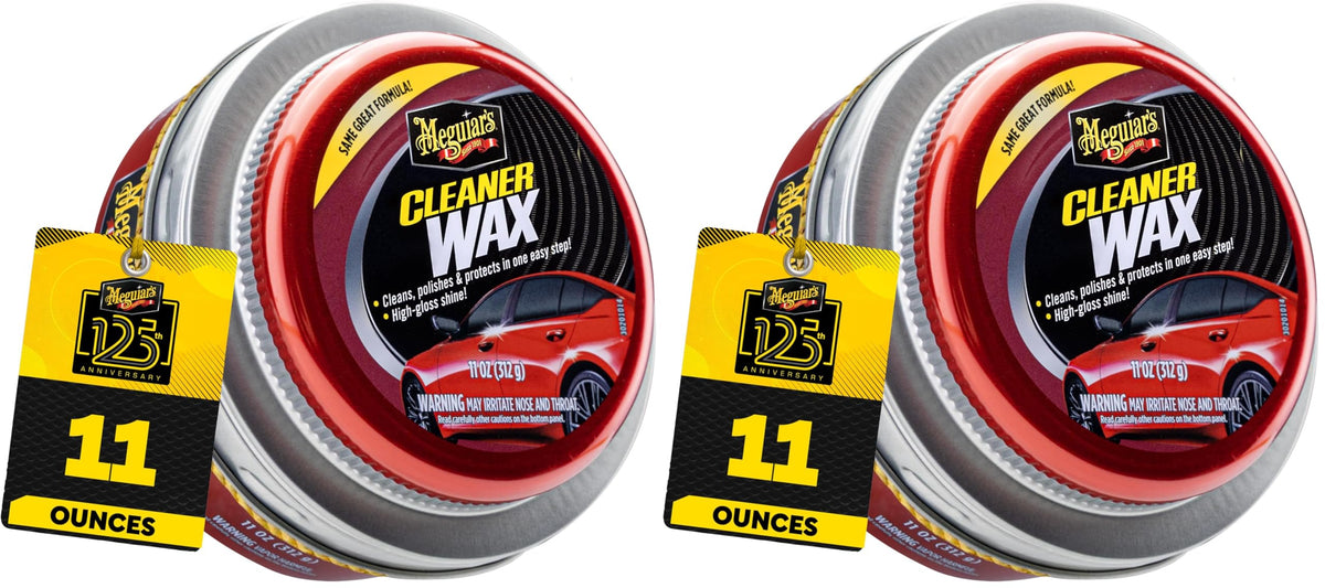Meguiar's A1214 Cleaner Wax Paste 11oz 2 Pack