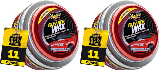 Meguiar's A1214 Cleaner Wax Paste 11oz 2 Pack