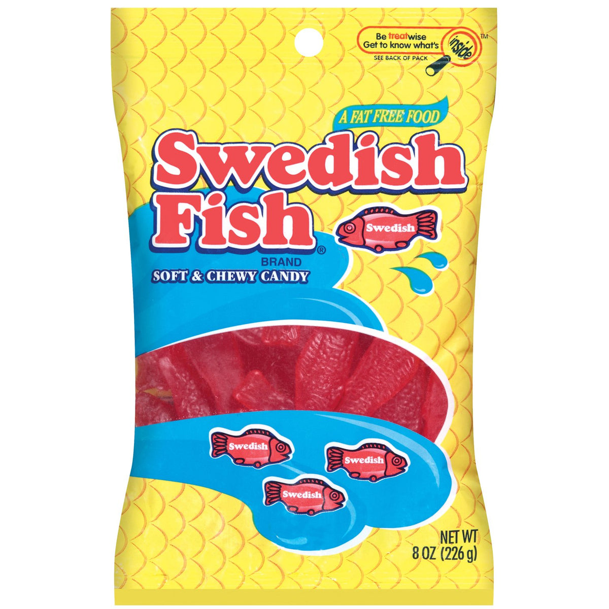 Swedish Fish AquaLife Soft & Chewy Candy 7.2oz Pack/12