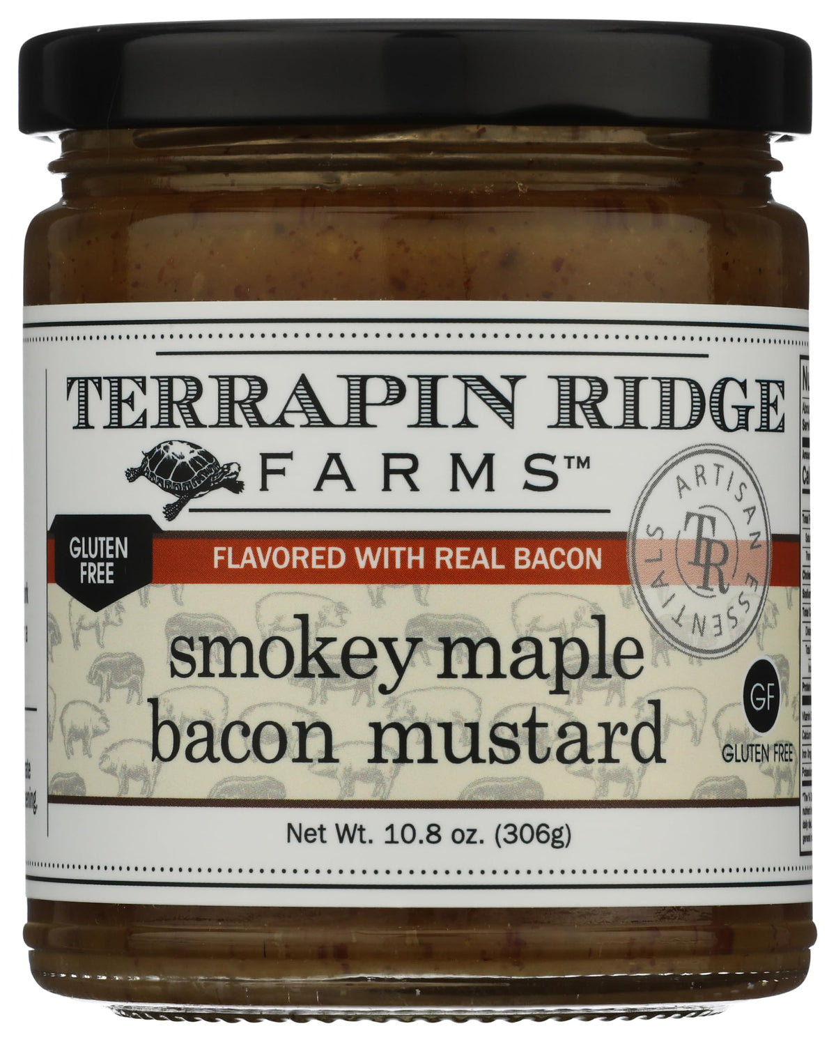 Terrapin Ridge Farms Smokey Maple Bacon Mustard 10.8 oz