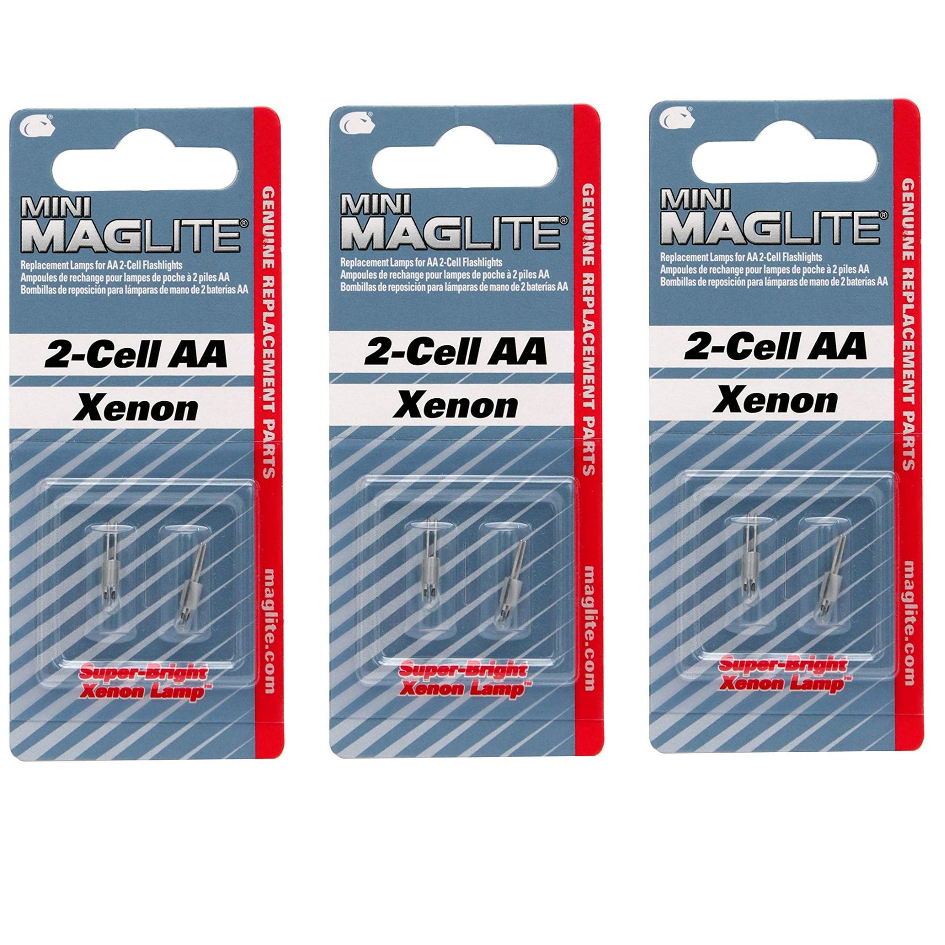 MAG Replacement Bulb for Mini Mag-Lite, 3 Pack
