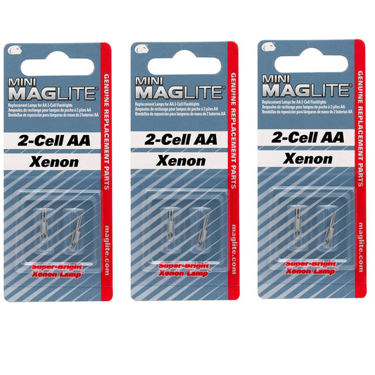 MAG Replacement Bulb for Mini Mag-Lite, 3 Pack