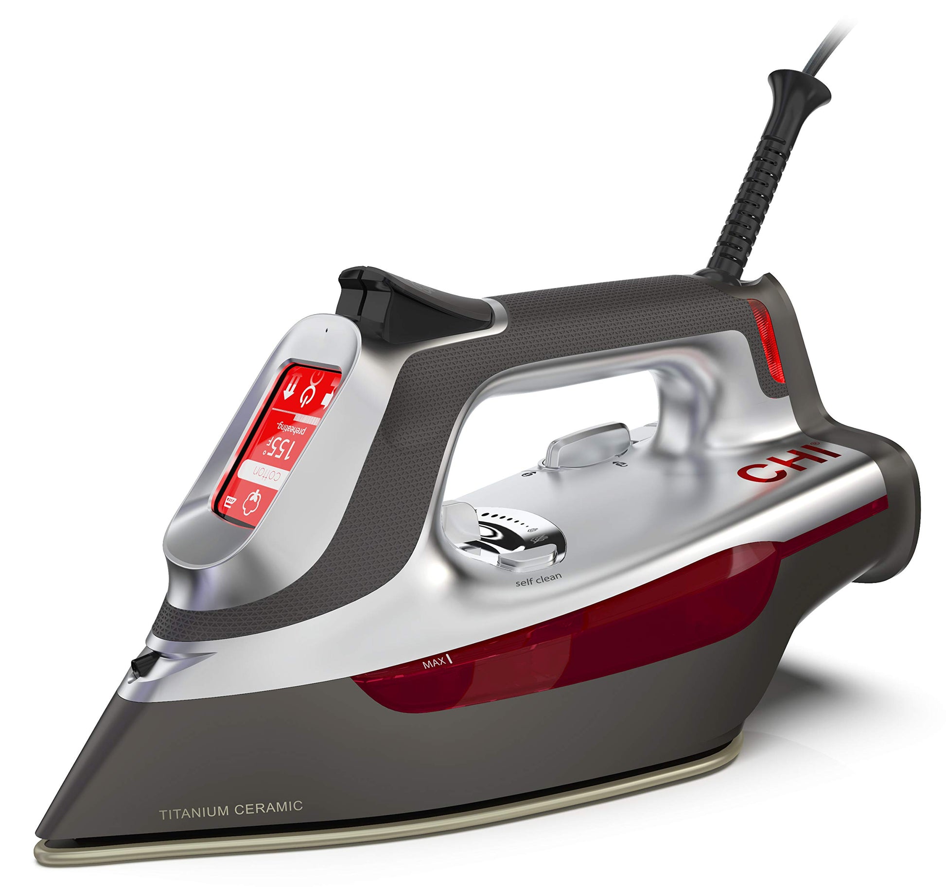 CHI Steam Iron Titanium Ceramic Soleplate 13103