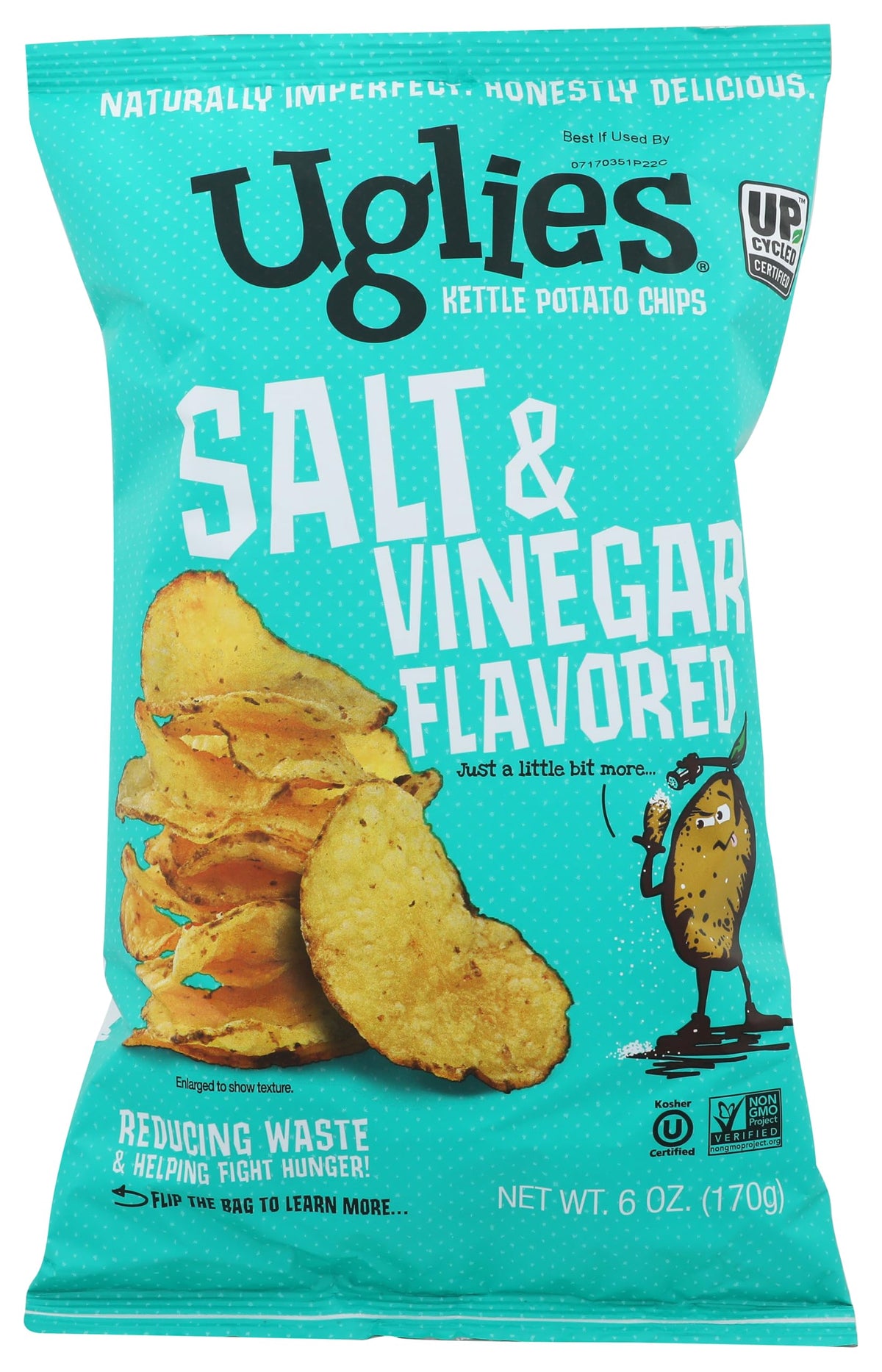 Uglies Snacks Salt & Vinegar Potato Chips 6oz