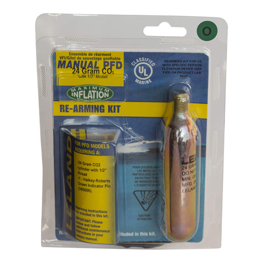 Leland Forge Fishing 24G Manual Inflatable PFD Rearming Kit