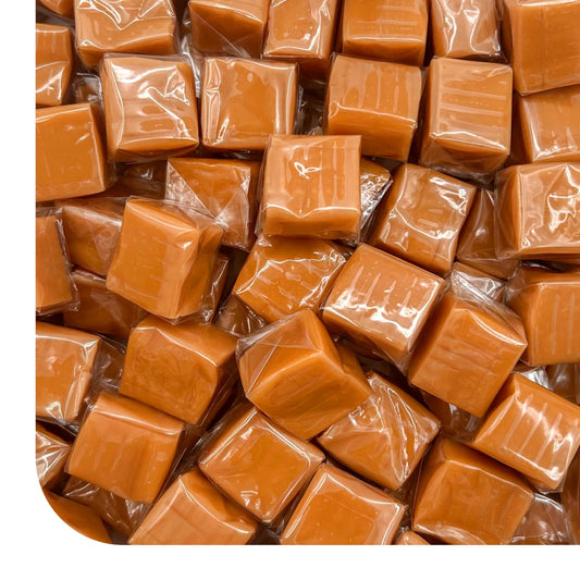 Caramel Squares Candy, 4 LB (300Pieces) – Individually Wrapped Classic Caramels for Parties, Bowls, Baking, & Gift Bags – Item 680150