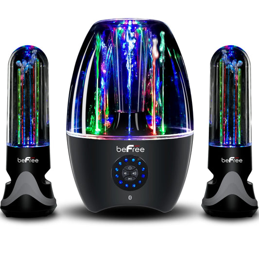 beFree Sound 2.1 Channel Bluetooth Water Speaker System