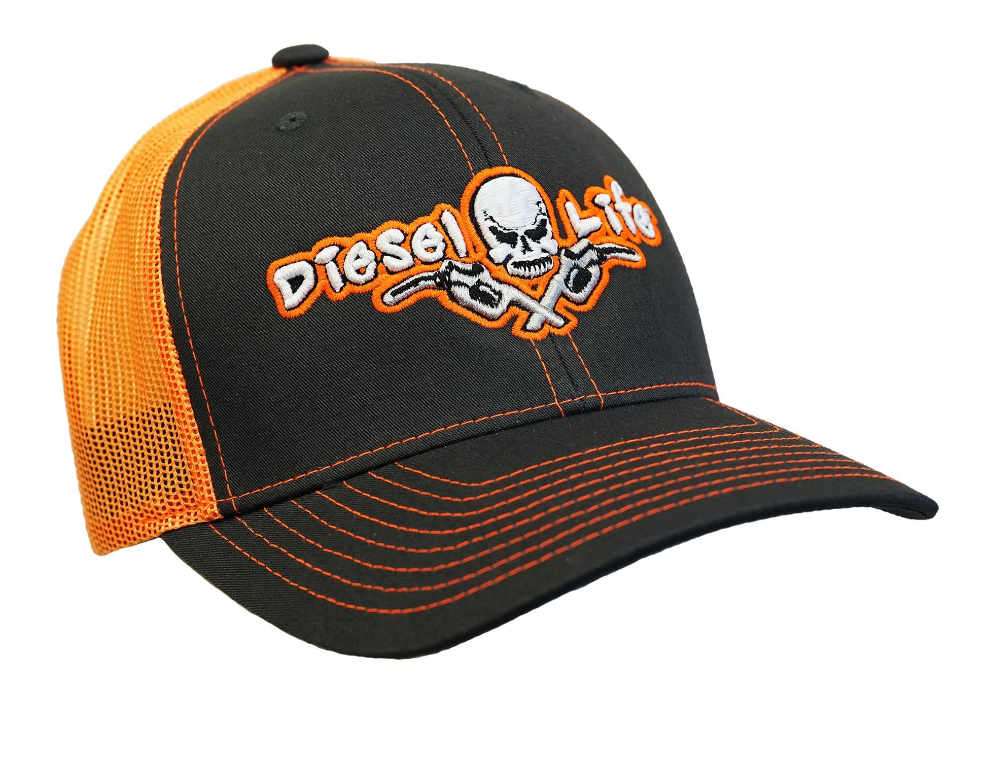 Diesel Life Men's Baseball, Neon Orange W/Grey