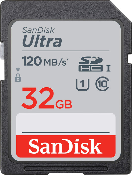SANDISK 128GB Ultra SDXC UHS-I Memory Card - Up to 140MB/s, C10, U1, Full HD, SD Card - SDSDUNB-128G-GN6IN (Pack of 3)