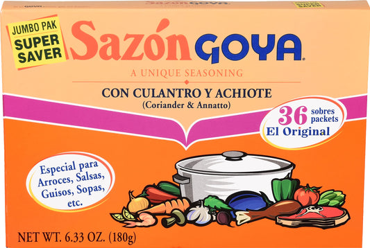 Goya Sazon With Coriander and Annatto 6.33oz 1/15ct