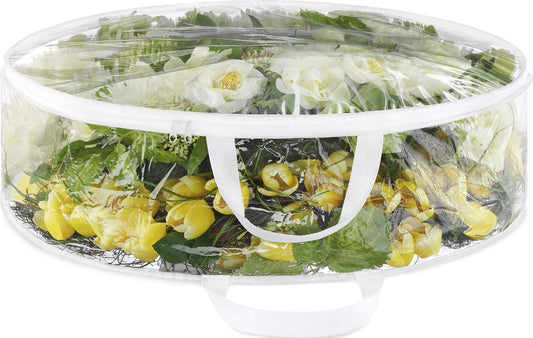 Whitmor Clear Everyday Wreath Bag