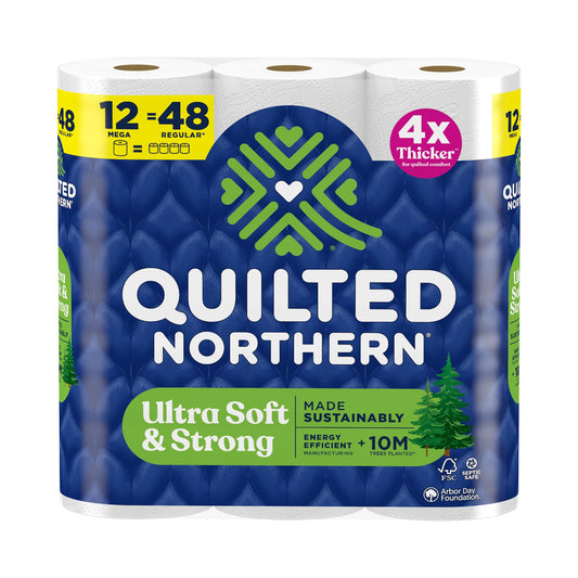 Quilted Northern Ultra Soft & Strong Toilet Paper 12 Mega Rolls